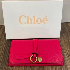 COPY - Chloé Fizzy Pink Long Wallet